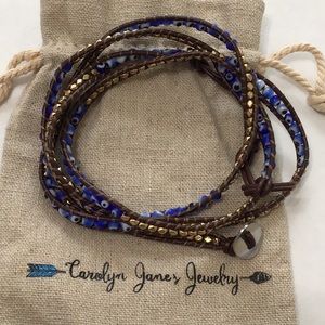 Beaded wrap bracelet